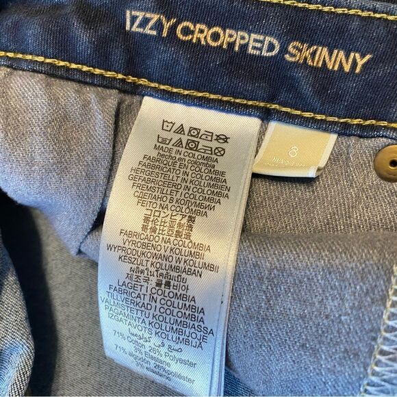 Michael Kors Izzy Cropped Skinny Jeans, size 8. (J47) - Picture 6 of 10